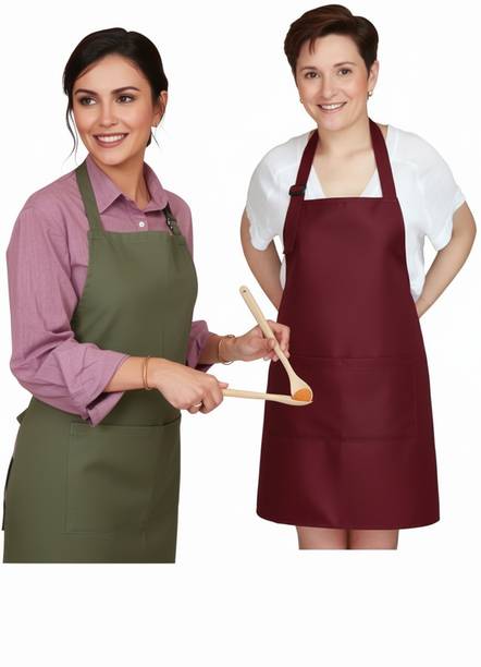 TENNYCER PVC Home Use Apron - Free Size