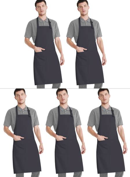 CRASOME Polyester Home Use Apron - Free Size