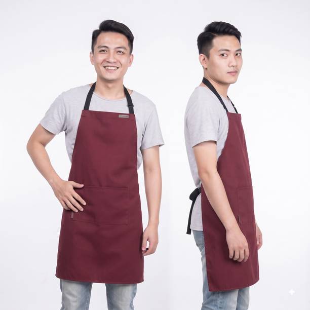 ARWNEX PVC Home Use Apron - Free Size