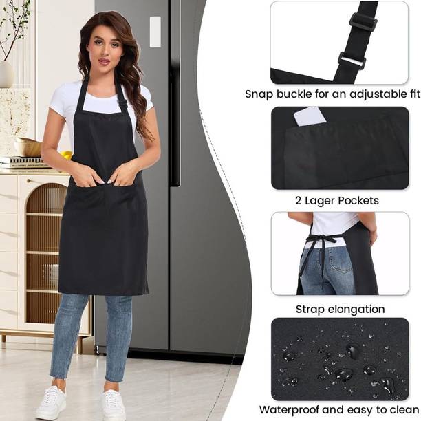 TENNYCER Polyester Home Use Apron - Free Size
