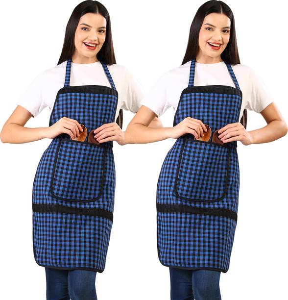Leoaries Cotton Home Use Apron - Free Size