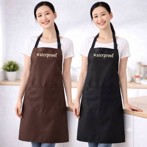 ARWNEX PVC Home Use Apron - Free Size