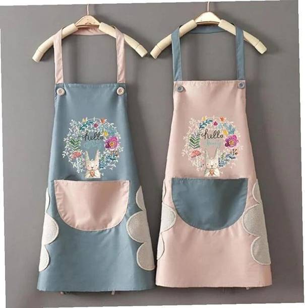 EMPOISON Polyester, Velvet, PVC Chef's Apron - Free Size