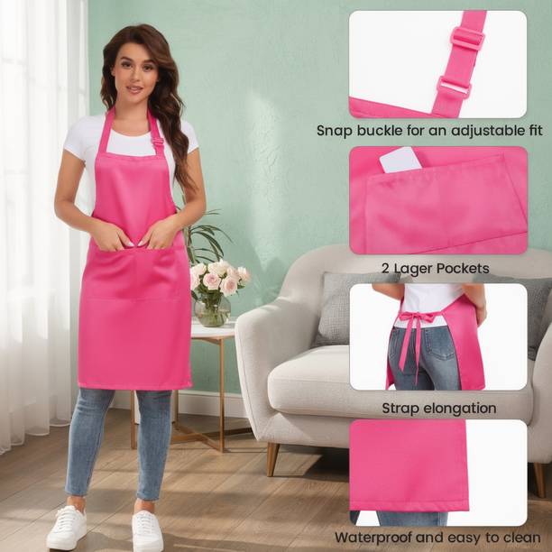 TENNYCER PVC Home Use Apron - Free Size