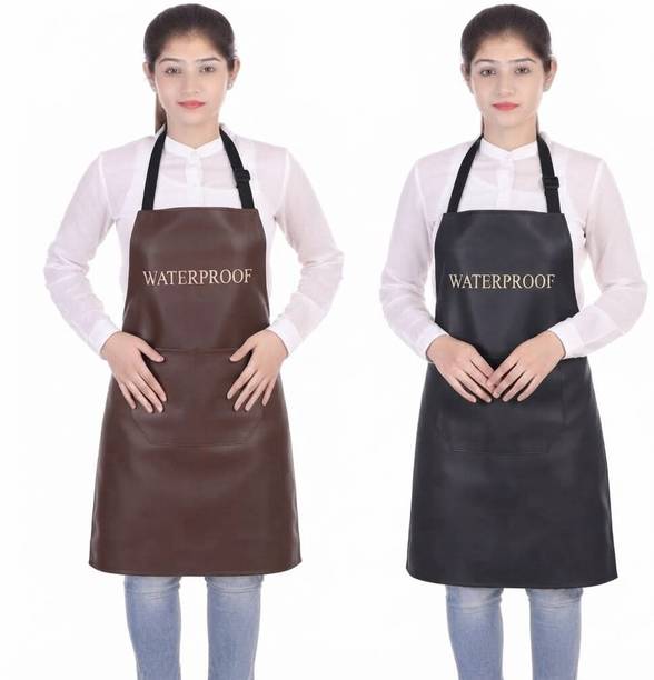 ARWNEX PVC Home Use Apron - Free Size