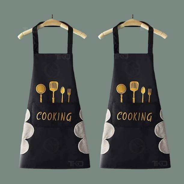GOLDENEYEHOUSE Polyester Chef's Apron - Free Size