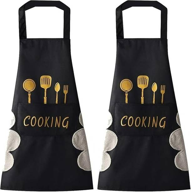 PRICEINK Polyester Home Use Apron - Free Size