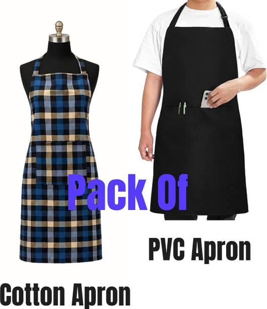 ProtClothing Cotton, PVC Grooming Apron - Free Size