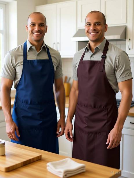 Blackpoll Polyester Home Use Apron - Free Size