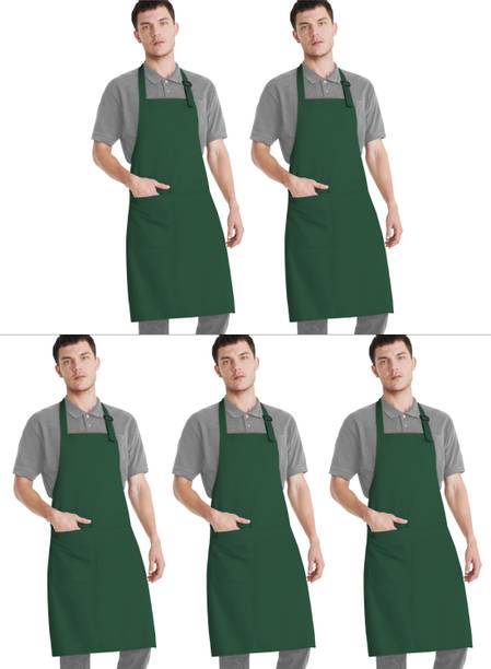 CRASOME Polyester Home Use Apron - Free Size
