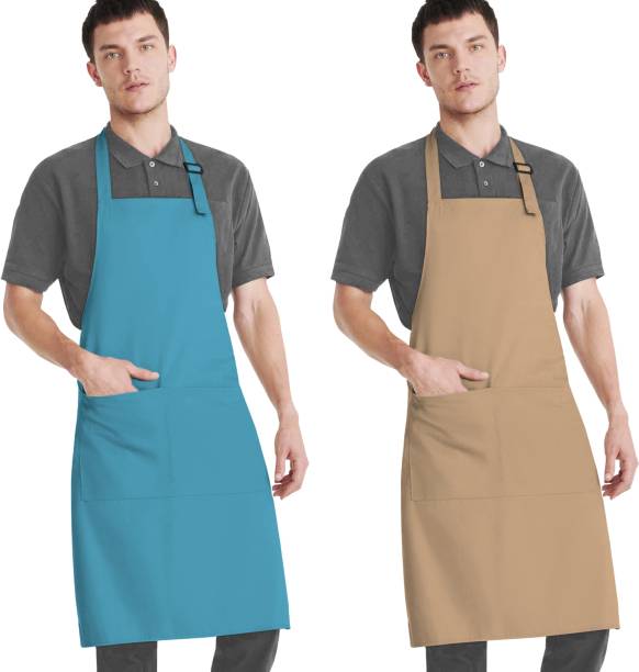 CRASOME Polyester Home Use Apron - Free Size