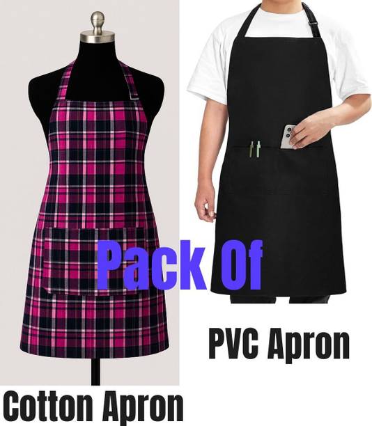 ProtClothing Cotton, PVC Grooming Apron - Free Size