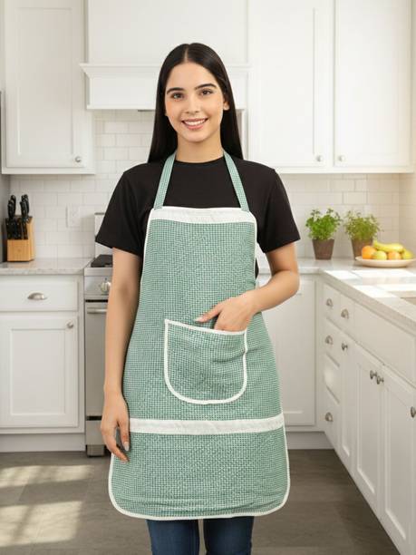 Leoaries Cotton Home Use Apron - Free Size
