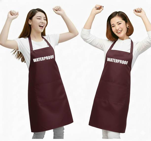 TENNYCER PVC Home Use Apron - Free Size