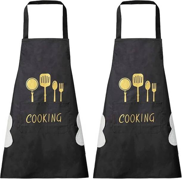 romj Polyester Home Use Apron - Free Size