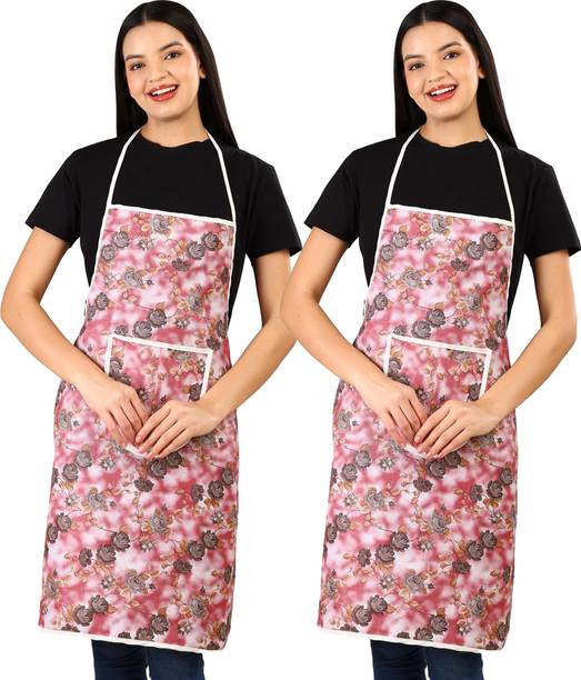 Leoaries Cotton Home Use Apron - Free Size