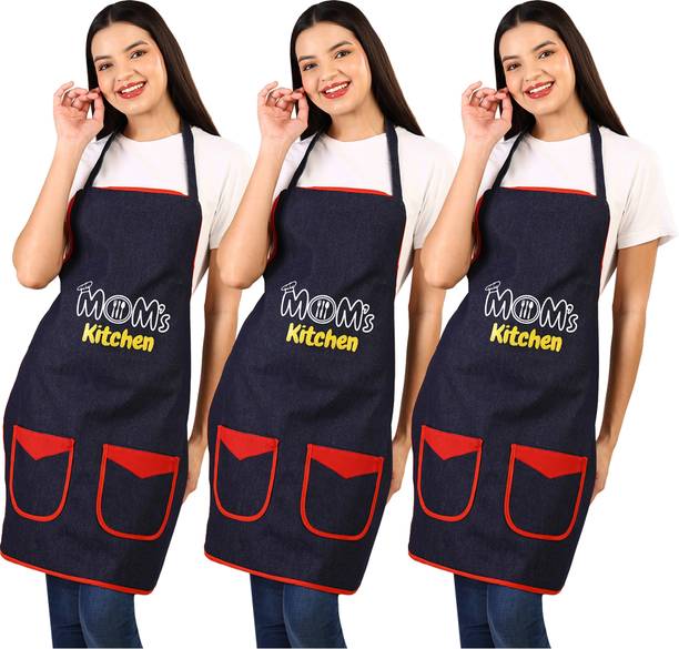 Leoaries Cotton Home Use Apron - Free Size