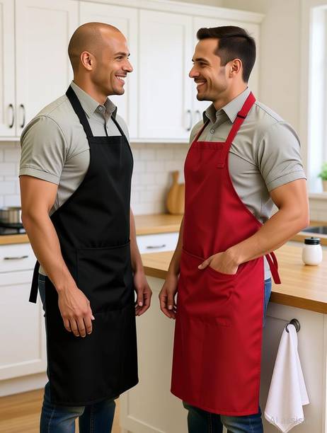 Blackpoll Polyester Home Use Apron - Free Size
