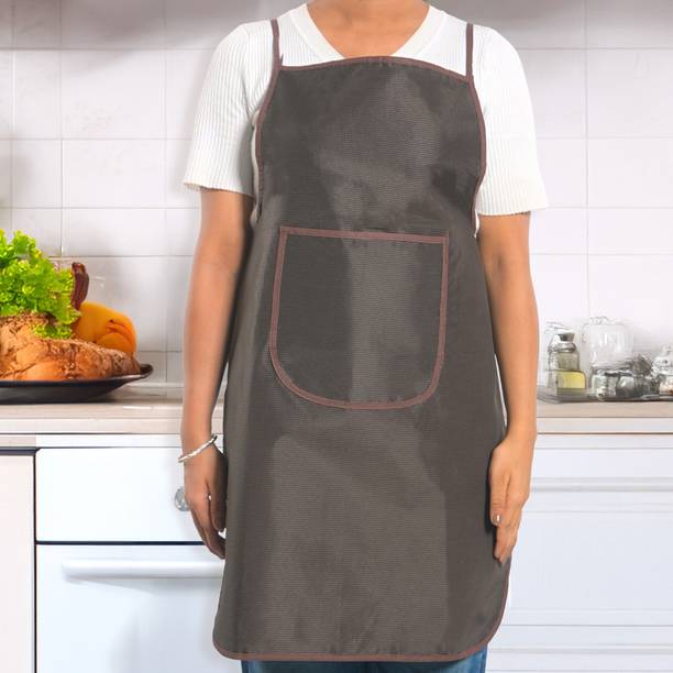 KUBER INDUSTRIES PVC Home Use Apron - Free Size
