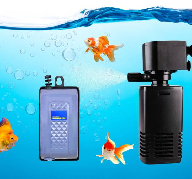 Buraq 2 In 1 Aquarium Fish Tank Combo Air Pump Power Aquarium Filter