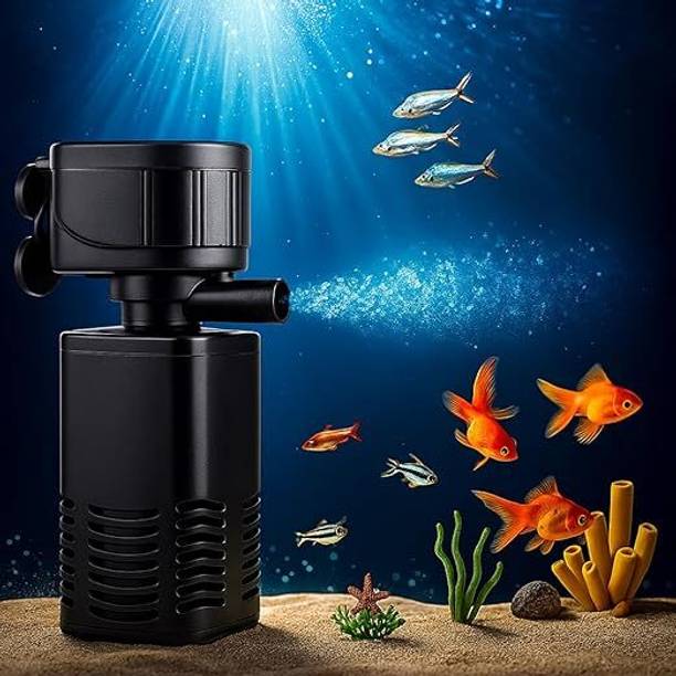 Home Bargains Aquarium Filter Pump | Powerful Water Circulation & Oxygenation for Fish Tank Power Aquarium Filter