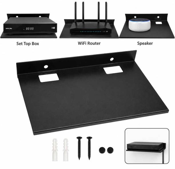 SCARLETT SAT TOP BOX Cast Iron Wall Shelf