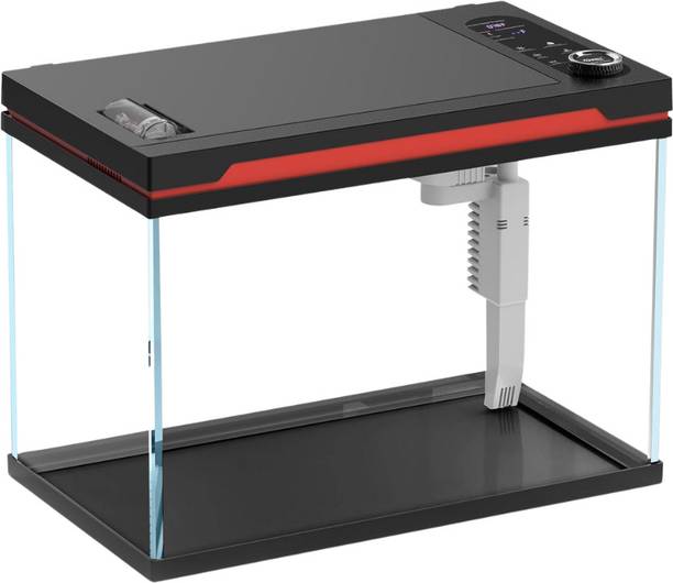 Hygger HG146 38L Complete Aquarium | Ultra-Clear Glass | LED Hood | UV Sterilizer Rectangle Aquarium Tank