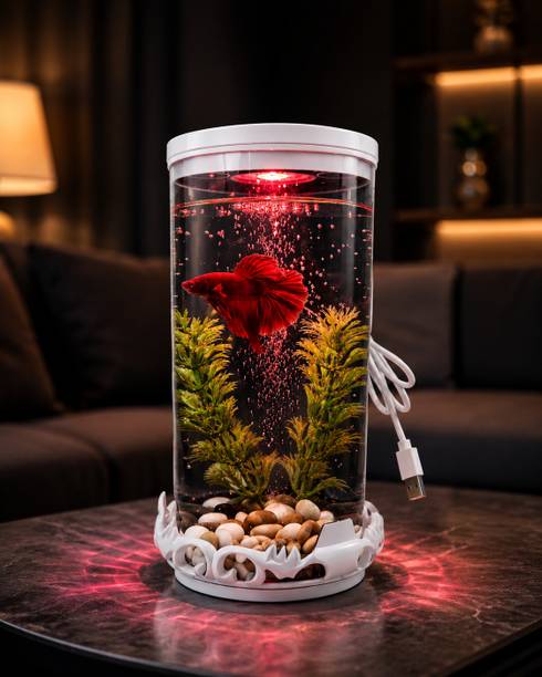 Petscope Betta Cylinder Aquarium Tank Cylinder Aquarium Tank