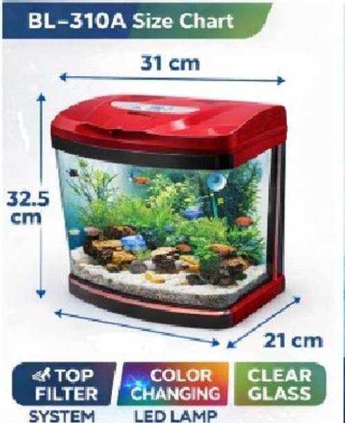 SURAJ AQUARIUM BLUEPET BL-310A Rectangle Aquarium Tank