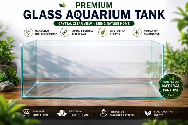 AquariumGallery Aquarium Glass Tank Rectangle Aquarium Tank