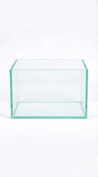 AquariumGallery Aquarium Glass Tank for Home & Office Perfect for Betta & Goldfish (9X6X6 Inch) Rectangle Aquarium Tank