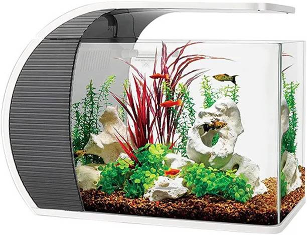 Hygger HG977 22L Fish Aquarium Kit | Touch LED | Built-in Filter | Easy Setup Rectangle Aquarium Tank