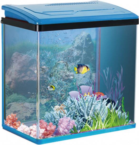 BLUE PET BY 520 Round Ends Aquarium Tank