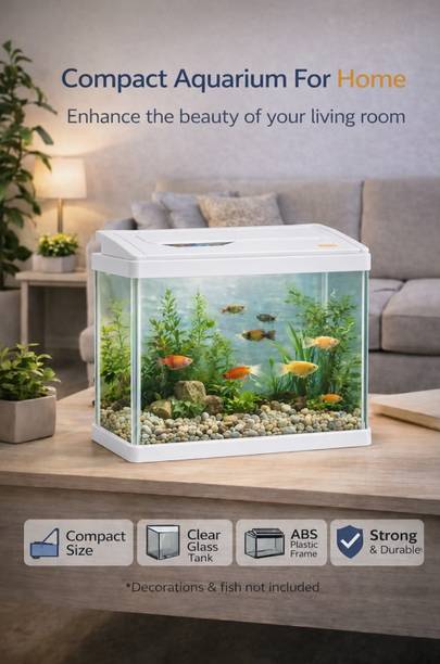 SURAJ AQUARIUM BY/PY 240 AQUARIUM FISH TANK Rectangle Aquarium Tank
