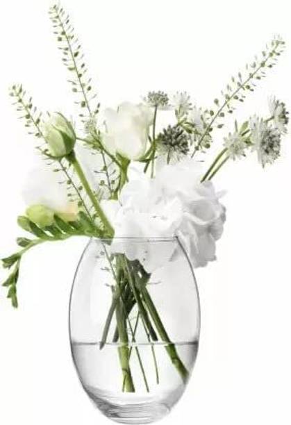 MAGINATO 6inch glass dholak@5 Round Ends Aquarium Tank