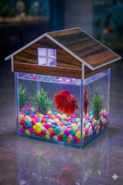 FINSFLORA BETA FISH TANK Cube Aquarium Tank