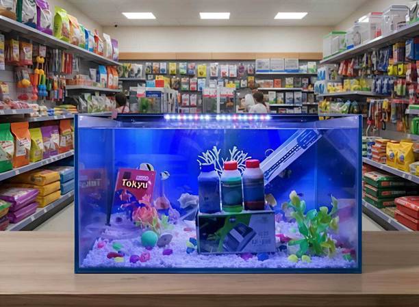 AquariumGallery Aquarium Glass Tank for Home & Office Perfect for Betta, Goldfish (9X9X18 Inch) Rectangle Aquarium Tank