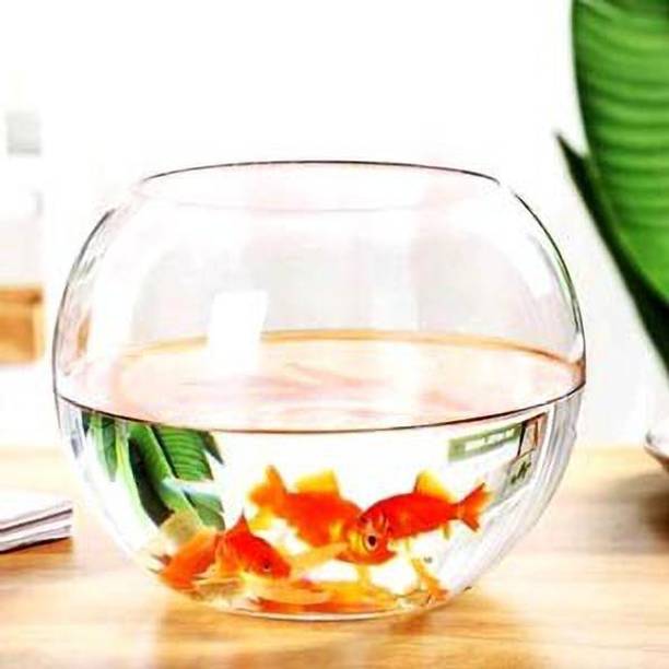 ATLOYAL w.c. 10 inches Round Ends Aquarium Tank