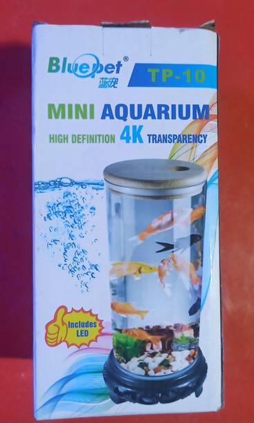 SURAJ AQUARIUM MINI AQUARIUM TANK TP-10 Cylinder Aquarium Tank
