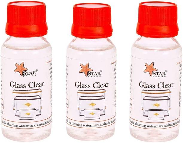 VAYINATO (Pack of 3) Fish Tank Cleaner Hard Water Stains White Lime Scale Remover, 60 ML Aquarium Tool