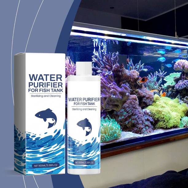 VisioneX Aquarium Water Cleaner Liquid – Safe for Fish & Crystal Clear Water Aquatic Plant Fertilizer