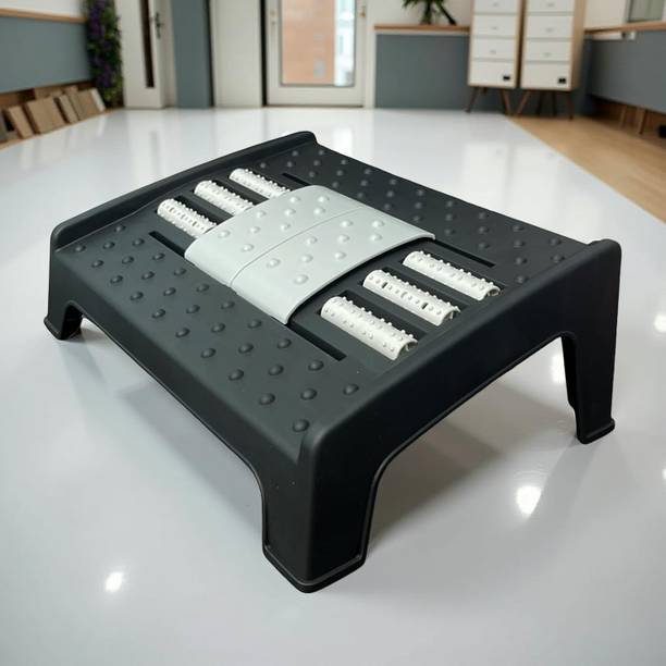 DEAROW Foot Rest Under Table with Massage Texture & Roller Archery Fletch