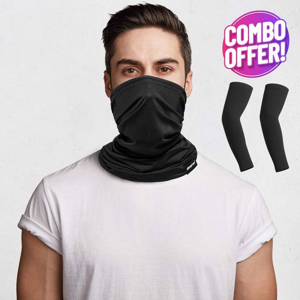 MSR STORE Black Bike Face Mask for Boys & Girls