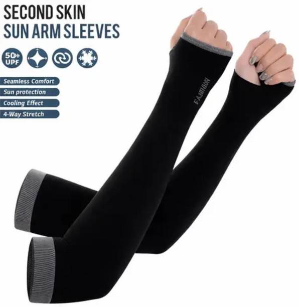 KHUS Nylon Arm Sleeve For Men & Women