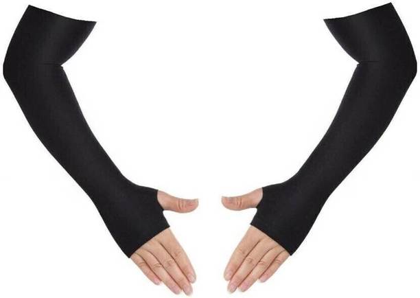 JusAwesm Nylon, Cotton Arm Sleeve For Men & Women