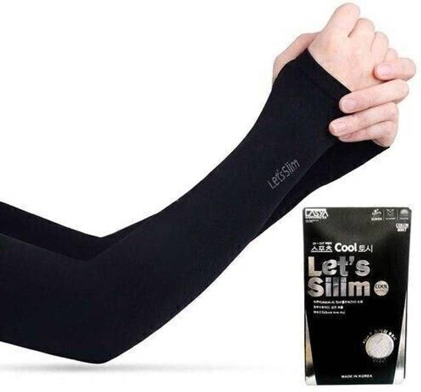 LET SLIM Polyester Arm Sleeve For Men & Women