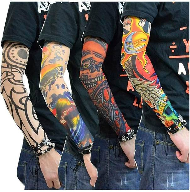 Atipriya Pack of 4 tattoo Cycling Gloves