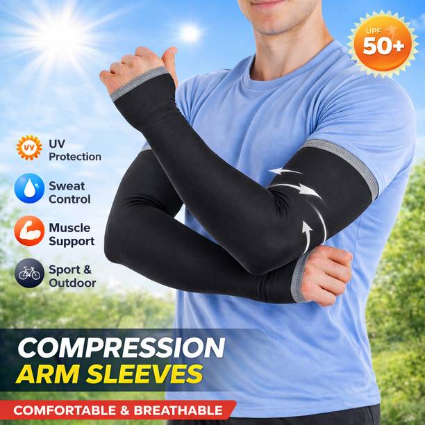 Adbee Cotton Arm Sleeve For Men & Women