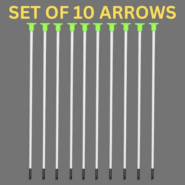 Medivedas Archery Set for Kids 10 Arrows Toys - Green (10 Arrow) Arrow