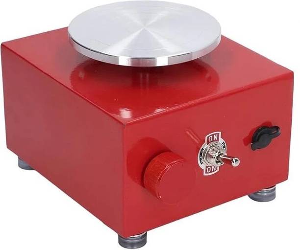 Yellow Tommy Mini Electric Pottery Machine | Red | With Tool Set Art Clay